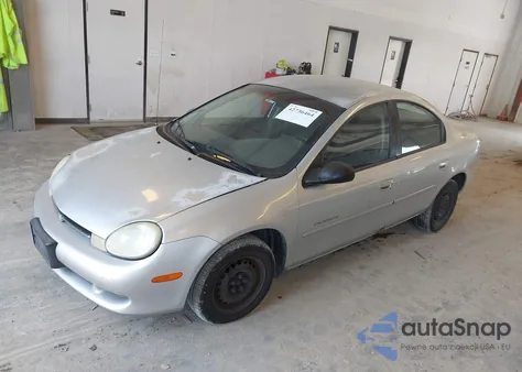2000 Dodge Neon Highline из США, поврежденный, VIN 1B3ES46C3YD810978